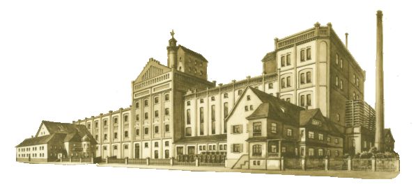 Gampertbräu Brauerei 1890 Historisches Bild der Gampertbräu Brauerei 1890
